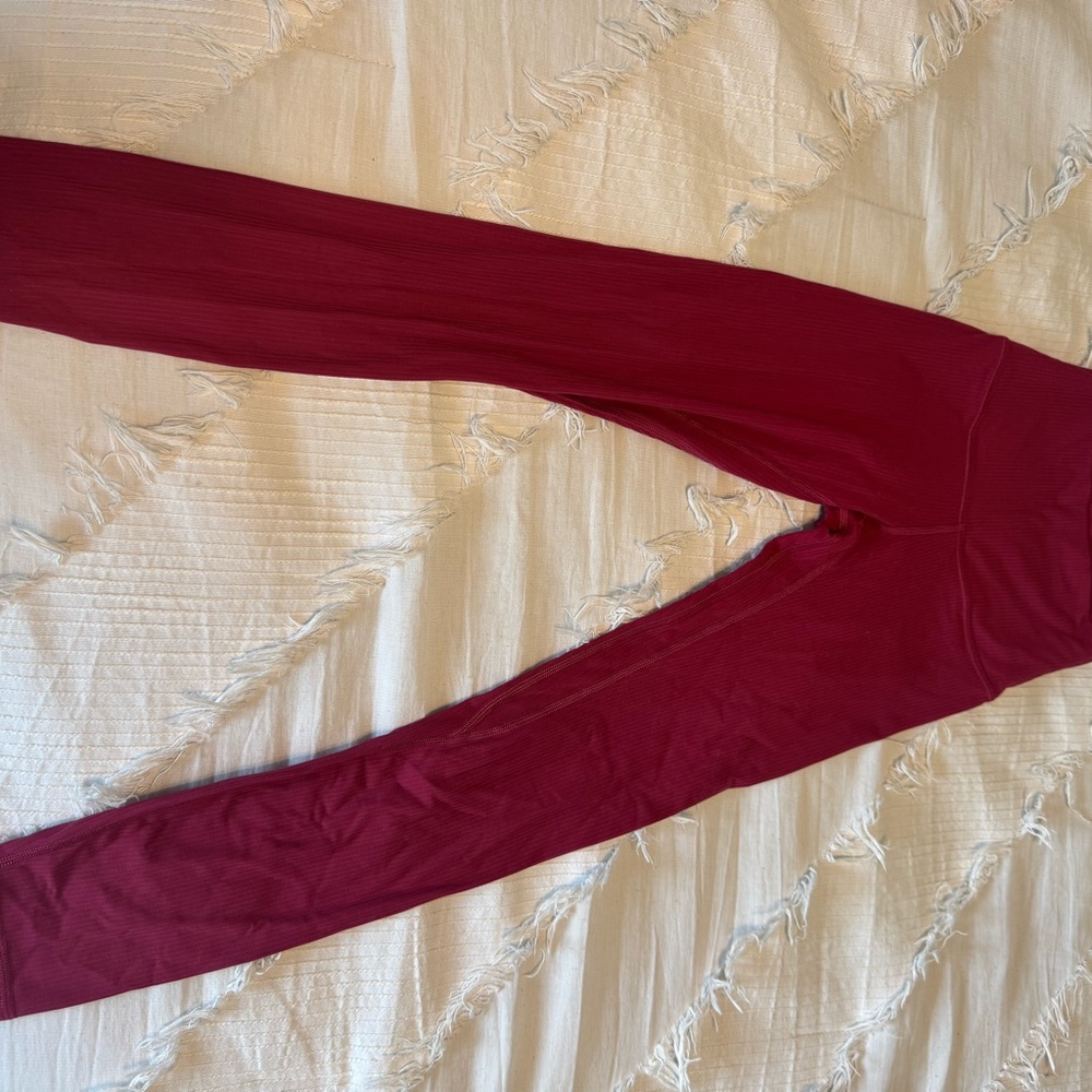 Maroon lulu Leggings